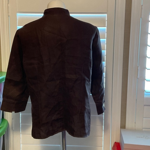 Style & Co. Dark Brown Button Down Shirt - Picture 5 of 10